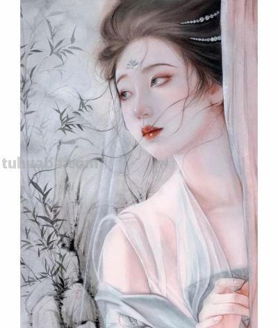 水彩女神笔下撩人的插画，一笔一画太美了！ - 图画吧TUHUABA