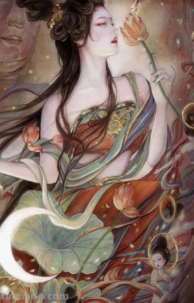 水彩女神笔下撩人的插画，一笔一画太美了！ - 图画吧TUHUABA