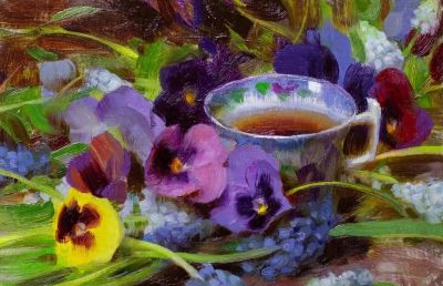 Daniel Keys静物花卉油画作品选 - 今日头条