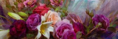 Daniel Keys静物花卉油画作品选 - 图画吧TUHUABA
