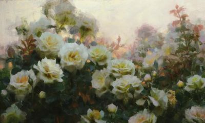 Daniel Keys静物花卉油画作品选 - 图画吧TUHUABA