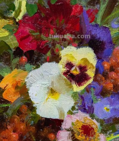 Daniel Keys静物花卉油画作品选 - 图画吧TUHUABA