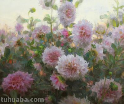 Daniel Keys静物花卉油画作品选 - 图画吧TUHUABA