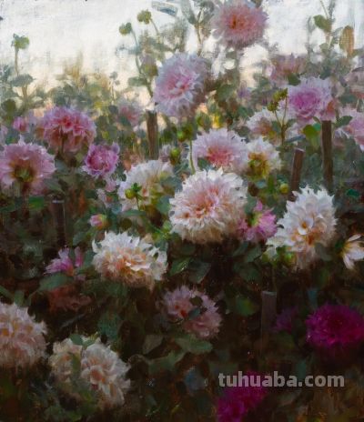 Daniel Keys静物花卉油画作品选 - 图画吧TUHUABA