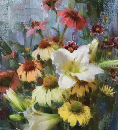 Daniel Keys静物花卉油画作品选 - 图画吧TUHUABA