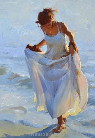 美国画家阿尔宾·韦塞尔卡油画作品 - 图画吧TUHUABA