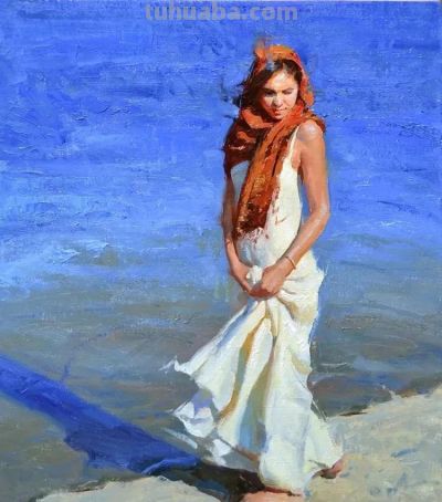 美国画家阿尔宾·韦塞尔卡油画作品 - 图画吧TUHUABA