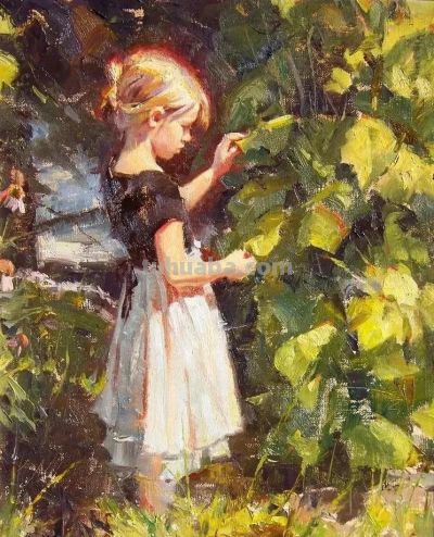 美国画家阿尔宾·韦塞尔卡油画作品 - 图画吧TUHUABA