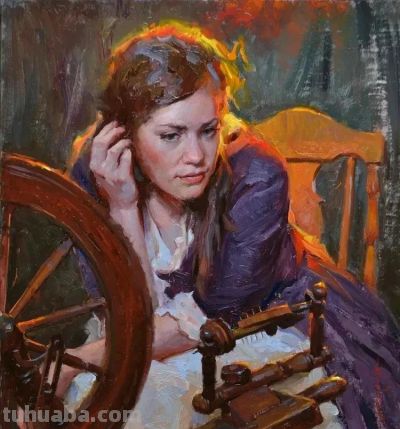 美国画家阿尔宾·韦塞尔卡油画作品 - 图画吧TUHUABA