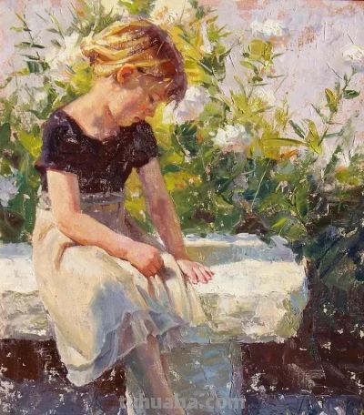 美国画家阿尔宾·韦塞尔卡油画作品 - 图画吧TUHUABA