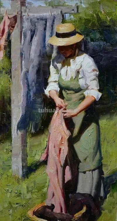 美国画家阿尔宾·韦塞尔卡油画作品 - 图画吧TUHUABA