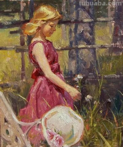 美国画家阿尔宾·韦塞尔卡油画作品 - 图画吧TUHUABA