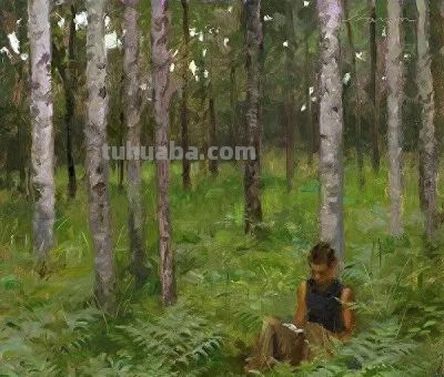 风景写生，杰弗里·拉尔森油画作品 - 今日头条