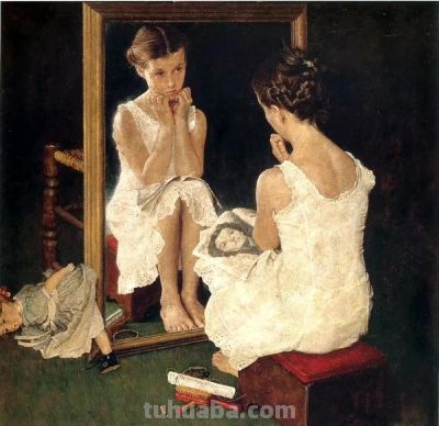 时代记录者著名插画师诺曼·洛克威尔绘画作品欣赏 - 图画吧TUHUABA