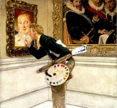 时代记录者著名插画师诺曼·洛克威尔绘画作品欣赏 - 图画吧TUHUABA