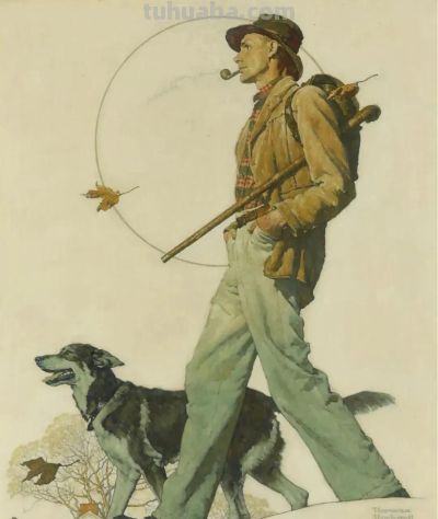 时代记录者著名插画师诺曼·洛克威尔绘画作品欣赏 - 图画吧TUHUABA