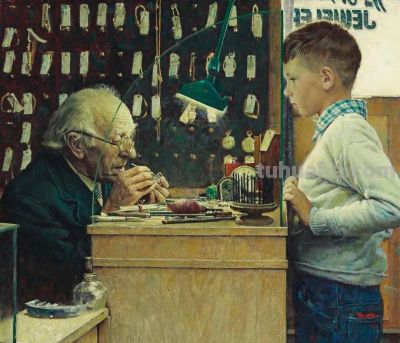 时代记录者著名插画师诺曼·洛克威尔绘画作品欣赏 - 图画吧TUHUABA