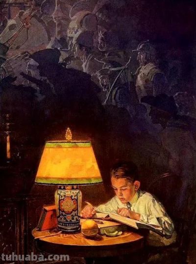 时代记录者著名插画师诺曼·洛克威尔绘画作品欣赏 - 图画吧TUHUABA