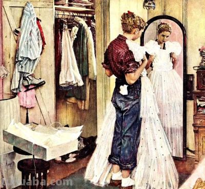 时代记录者著名插画师诺曼·洛克威尔绘画作品欣赏 - 图画吧TUHUABA