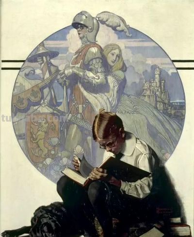 时代记录者著名插画师诺曼·洛克威尔绘画作品欣赏 - 图画吧TUHUABA