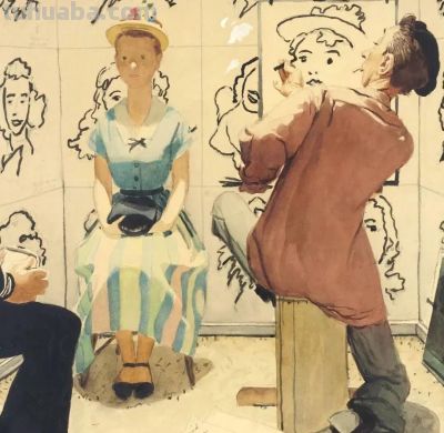 时代记录者著名插画师诺曼·洛克威尔绘画作品欣赏 - 图画吧TUHUABA