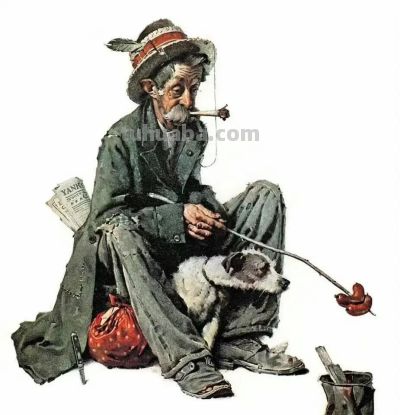 时代记录者著名插画师诺曼·洛克威尔绘画作品欣赏 - 图画吧TUHUABA