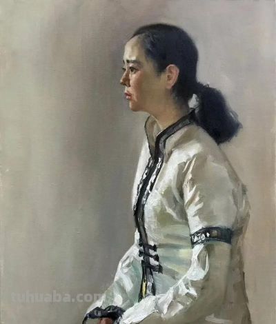 清华美院教授王铁牛人物油画作品欣赏 - 图画吧TUHUABA