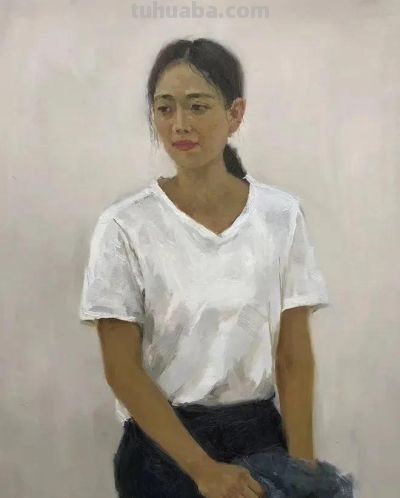 清华美院教授王铁牛人物油画作品欣赏 - 图画吧TUHUABA