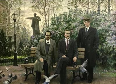 清华美院教授王铁牛人物油画作品欣赏 - 图画吧TUHUABA