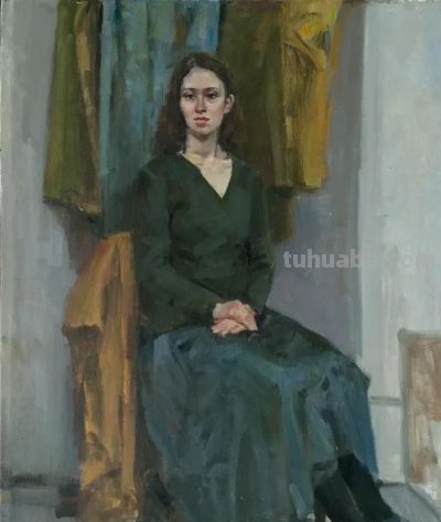 清华美院教授王铁牛人物油画作品欣赏 - 图画吧TUHUABA