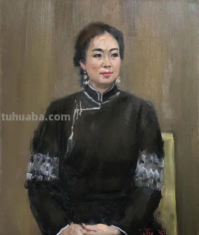 清华美院教授王铁牛人物油画作品欣赏 - 图画吧TUHUABA