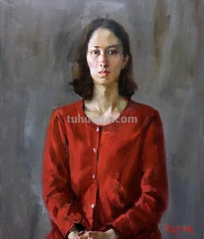 清华美院教授王铁牛人物油画作品欣赏 - 图画吧TUHUABA