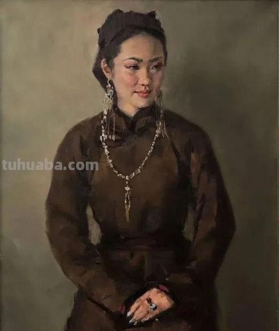 清华美院教授王铁牛人物油画作品欣赏 - 图画吧TUHUABA