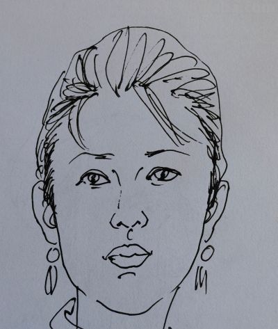 柳生人物速写作品欣赏 - 图画吧TUHUABA