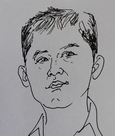 柳生人物速写作品欣赏 - 图画吧TUHUABA