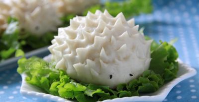 只要一把剪刀，就可以把普通的馒头变成萌萌的小刺猬面点，很简单 - 今日头条