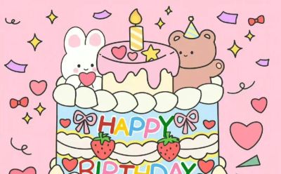 卡通可爱过生日朋友圈配图 - 今日头条 卡通可爱过生日朋友圈配图 - 图画吧TUHUABA