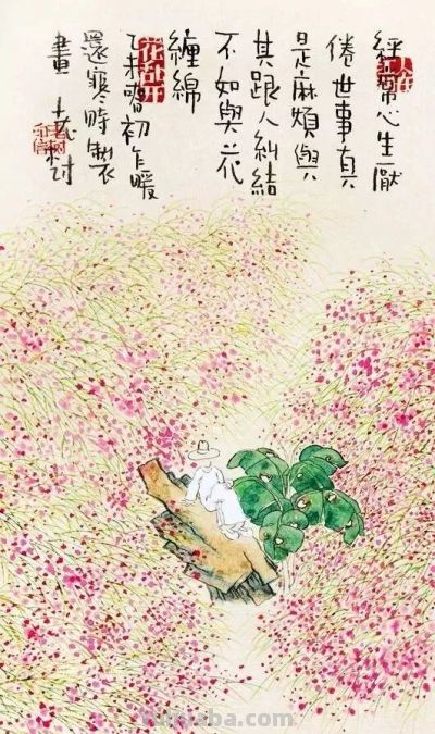 老树画画:我闻着春风吹来了,我看到花儿已开了 - 今日头条 老树画画:我闻着春风吹来了,我看到花儿已开了 - 图画吧TUHUABA