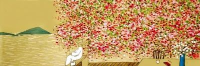 老树画画：春风入怀，有花初开 - 图画吧TUHUABA