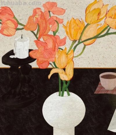 每天认识一个艺术家｜MoChen：让一朵花“说出心里话”的画家！ - 图画吧TUHUABA