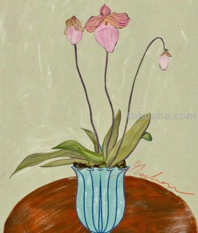 每天认识一个艺术家｜MoChen：让一朵花“说出心里话”的画家！ - 图画吧TUHUABA