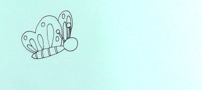 画蝴蝶也可以如此简单哦，轻松的亲子时光就选它了！ - 图画吧TUHUABA