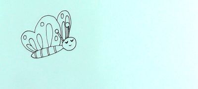 画蝴蝶也可以如此简单哦，轻松的亲子时光就选它了！ - 图画吧TUHUABA