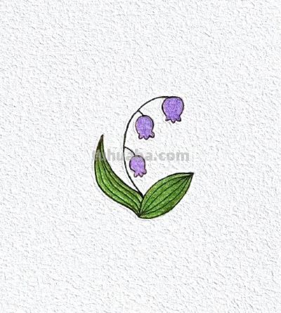 绘画作品｜分享一些小巧可爱の花草简笔画～ - 图画吧TUHUABA
