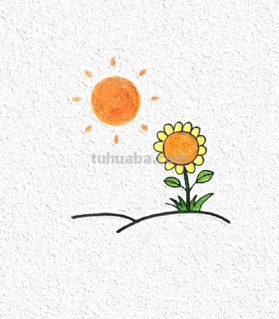 绘画作品｜分享一些小巧可爱の花草简笔画～ - 图画吧TUHUABA