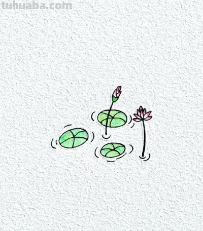 绘画作品｜分享一些小巧可爱の花草简笔画～ - 图画吧TUHUABA