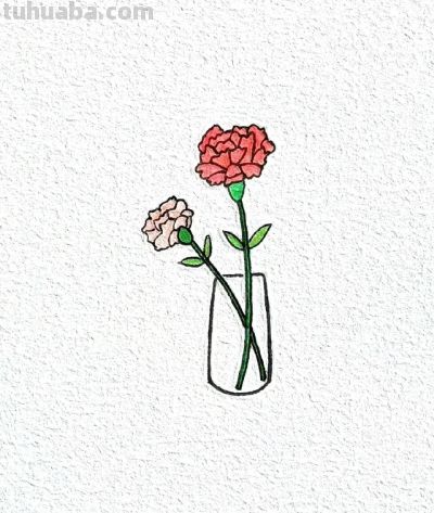 绘画作品｜分享一些小巧可爱の花草简笔画～ - 图画吧TUHUABA