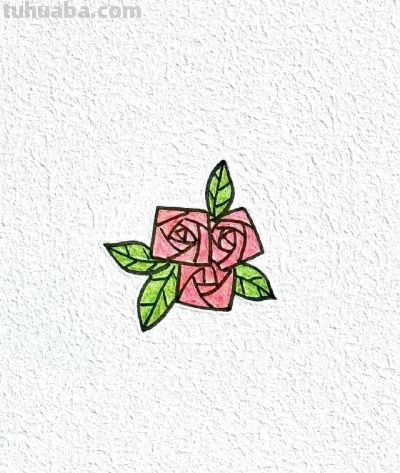 绘画作品｜分享一些小巧可爱の花草简笔画～ - 图画吧TUHUABA