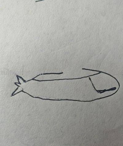 简笔画|画一个钢铁大鱼 - 图画吧TUHUABA