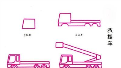 各种车的简笔画，学会了教孩子！ - 图画吧TUHUABA